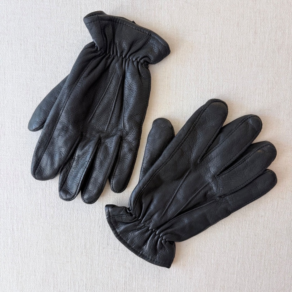 Wilsons Leather Thinsulate Thermal Lined Gloves Mens Large Black 1241M